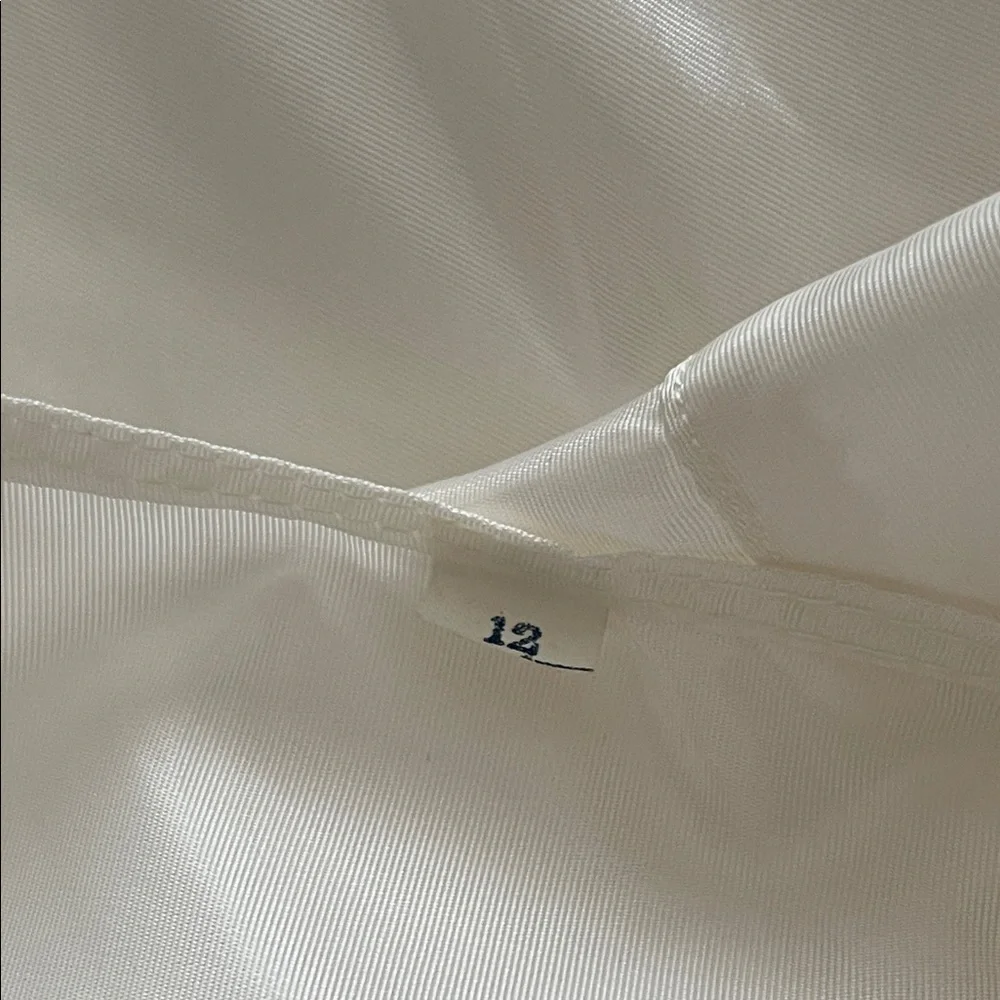Vintage Cream Taffeta Full Slip - Bias Cut Chemise - Picture 4 of 10